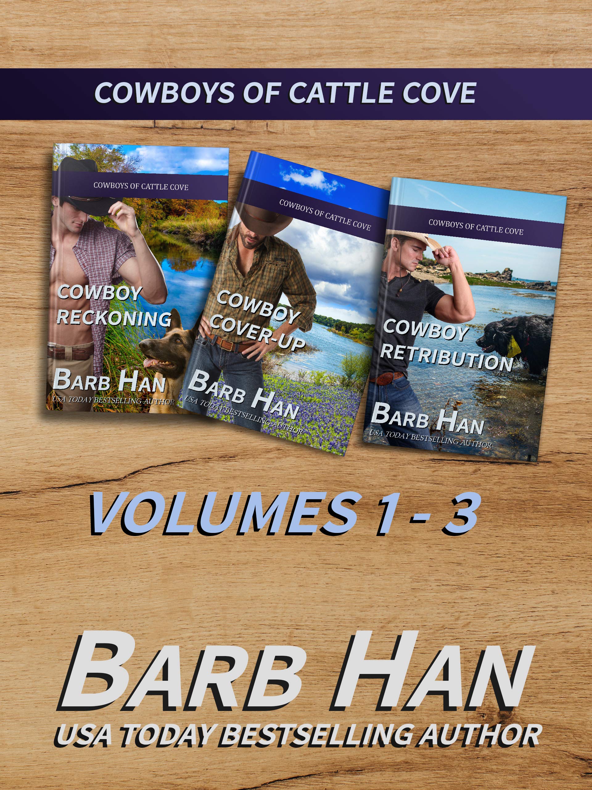 Cowboys of Cattle Cove Volumes 1-3 book cover