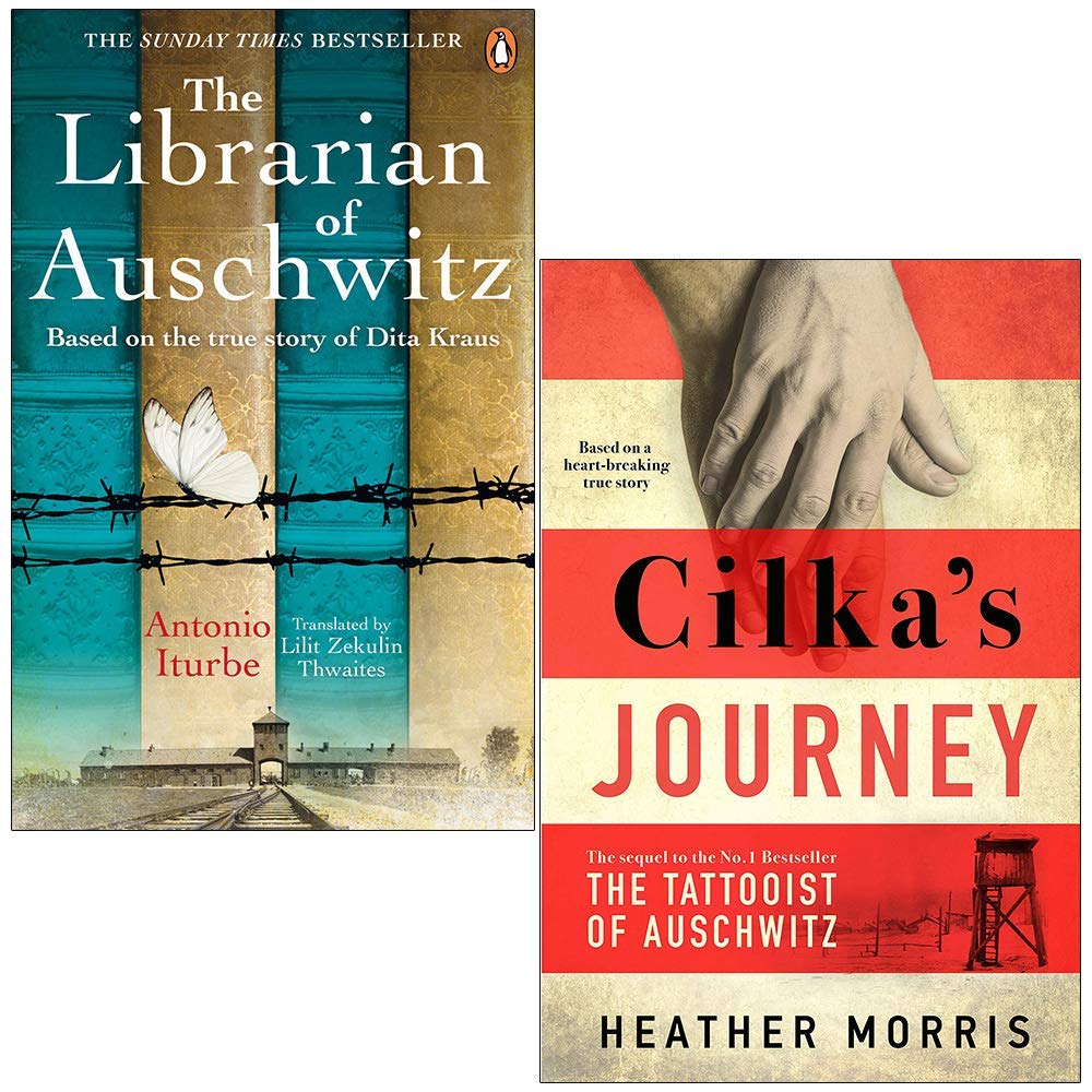 The Librarian of Auschwitz By Antonio Iturbe & Cilka's Journey By Heather Morris 2 Books Collection Set