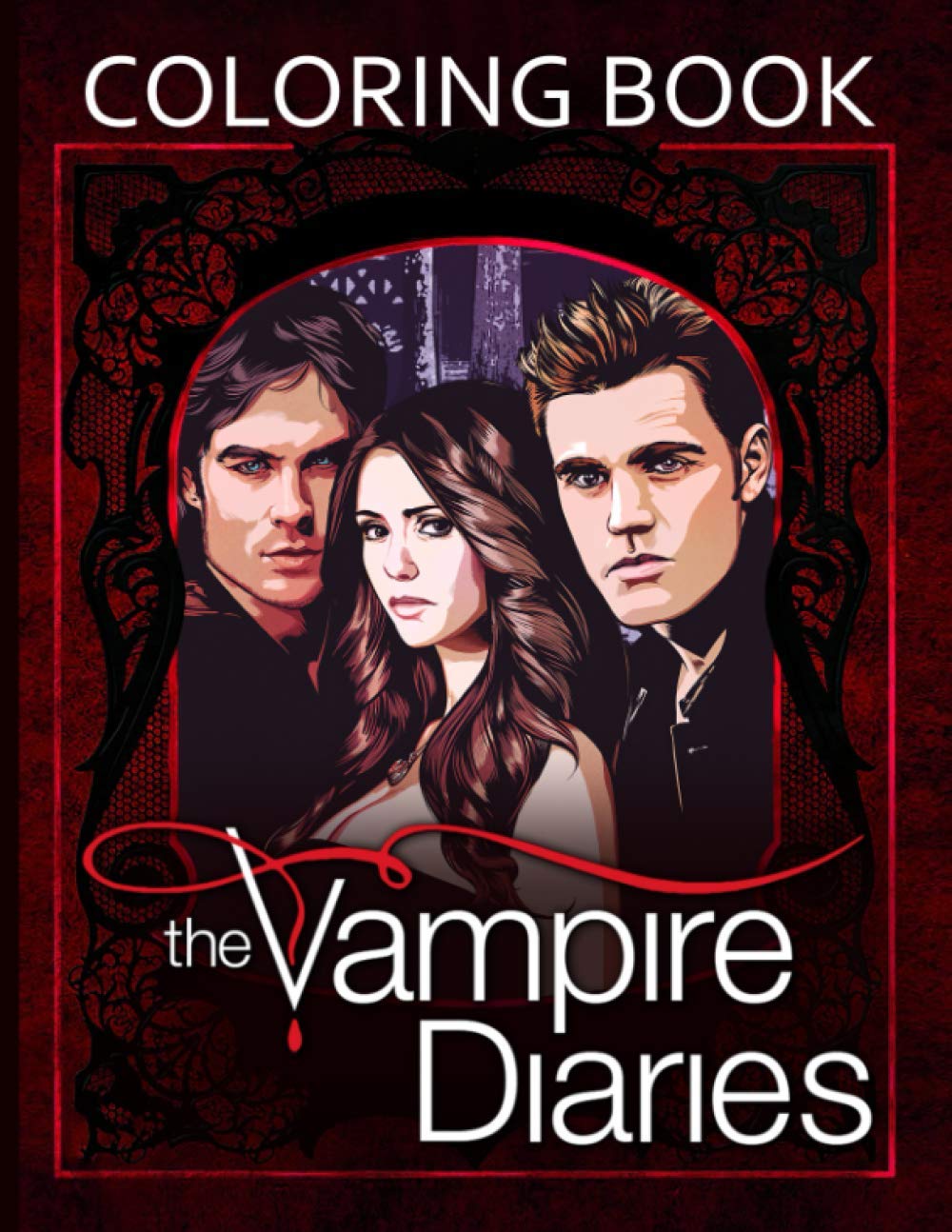 The Vampire Diaries Coloring Book Color Wonder Relaxation Coloring