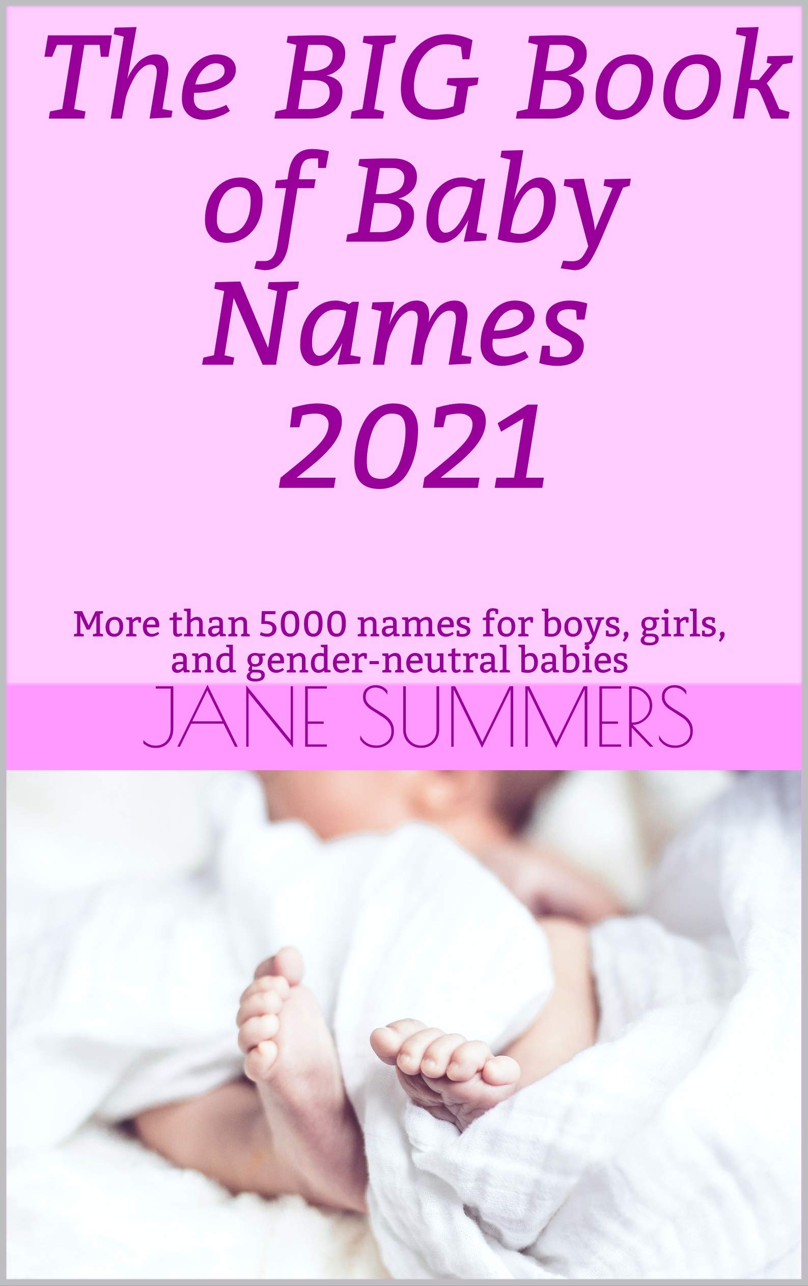 The BIG Book of Baby Names 2021 More than 5000 names for boys, girls