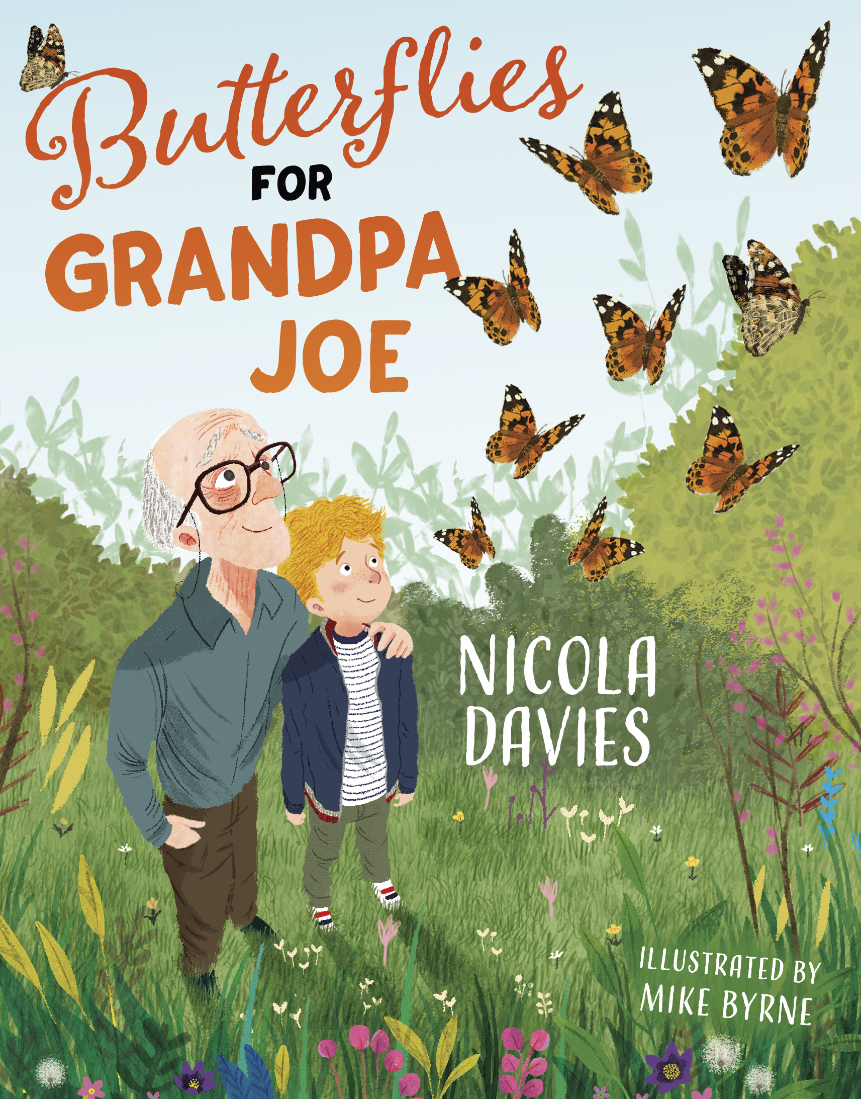 Butterflies for Grandpa Joe book cover