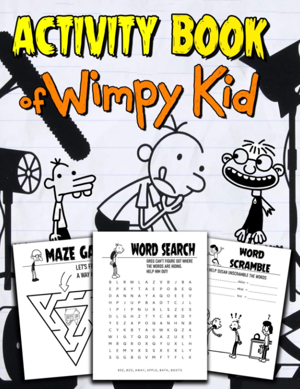 Activity Book Of Wimpy Kid: Explore Children's Books With Lots Of Fun