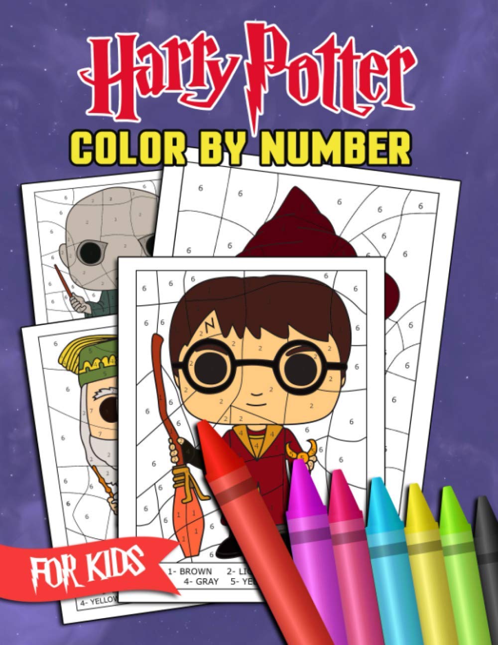 Harry Potter Color By Number For Kids Many Flawless Harry Potter