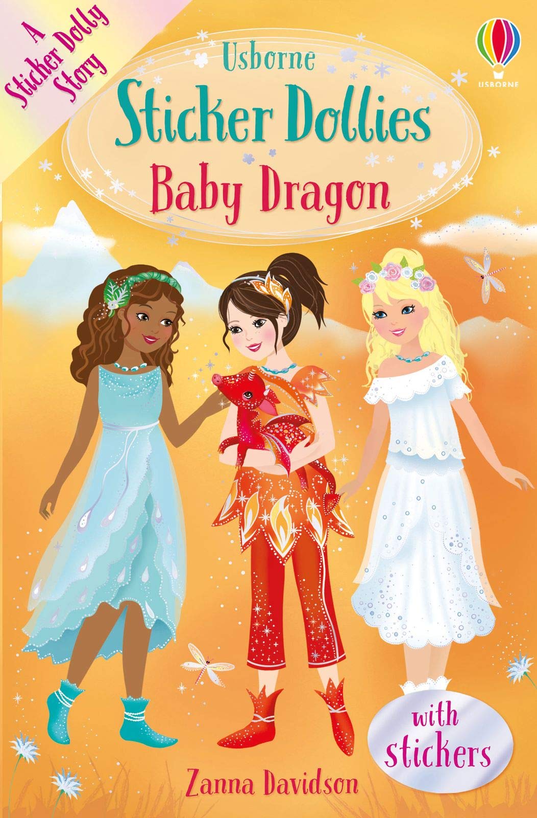 Baby Dragon - Usborne Sticker Dollies