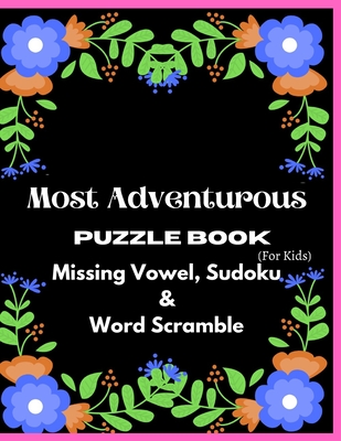 Most Adventurous Puzzle Book Missing Vowel, Sudoku, Word Scramble ( For ...