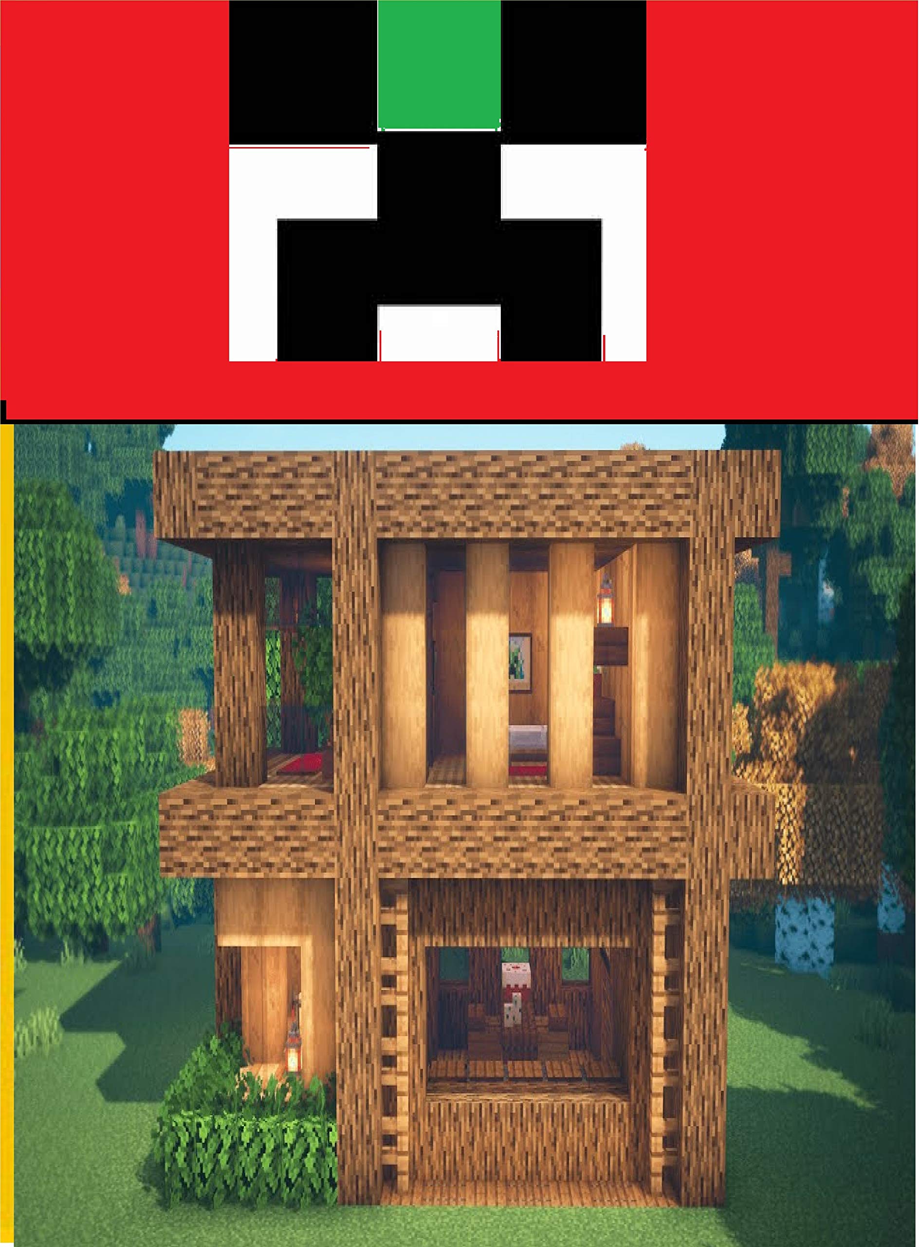 Minecraft- How To Build A Large Modern House Tutorial by Reginald Clark