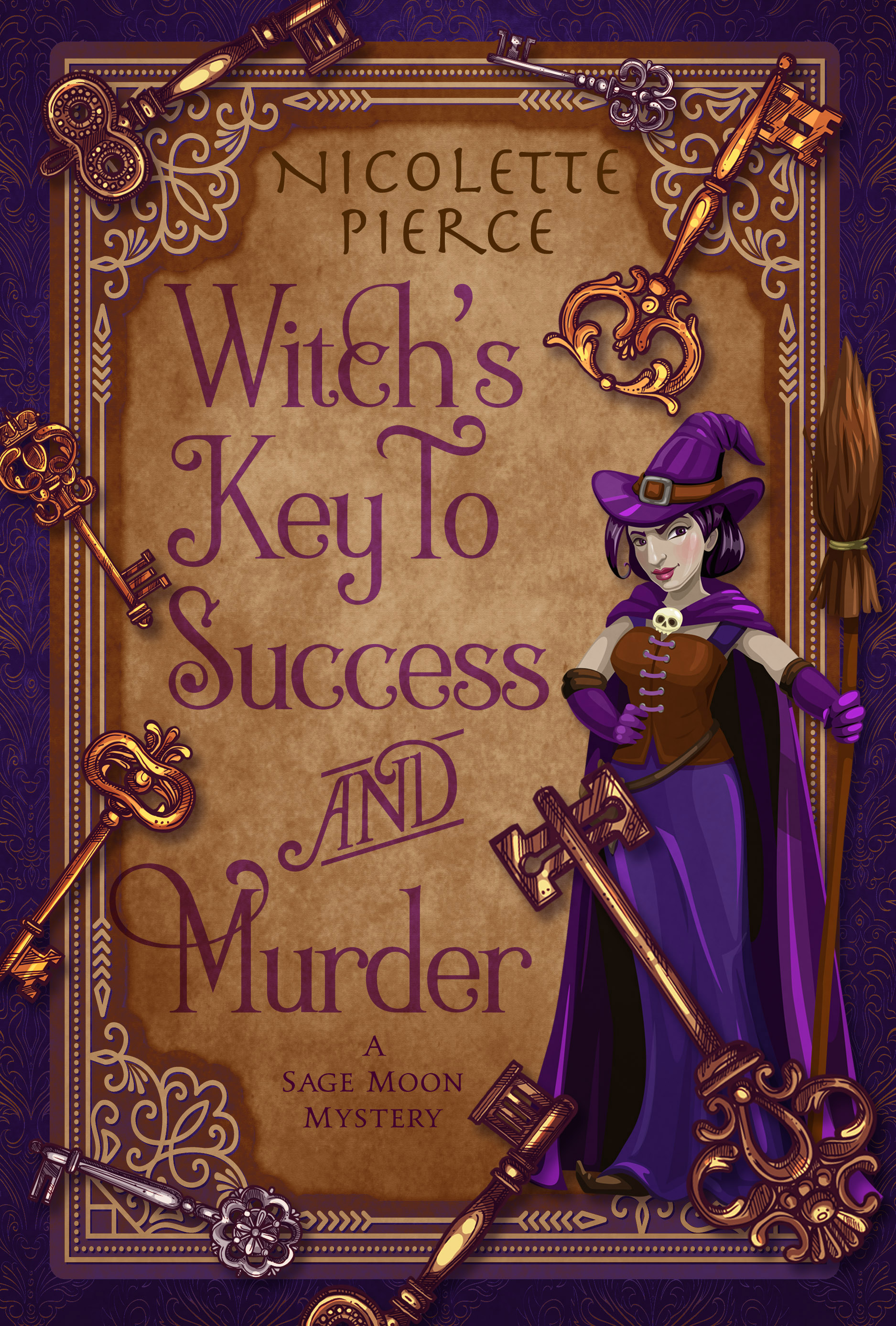 Witch's Key to Success and Murder book cover