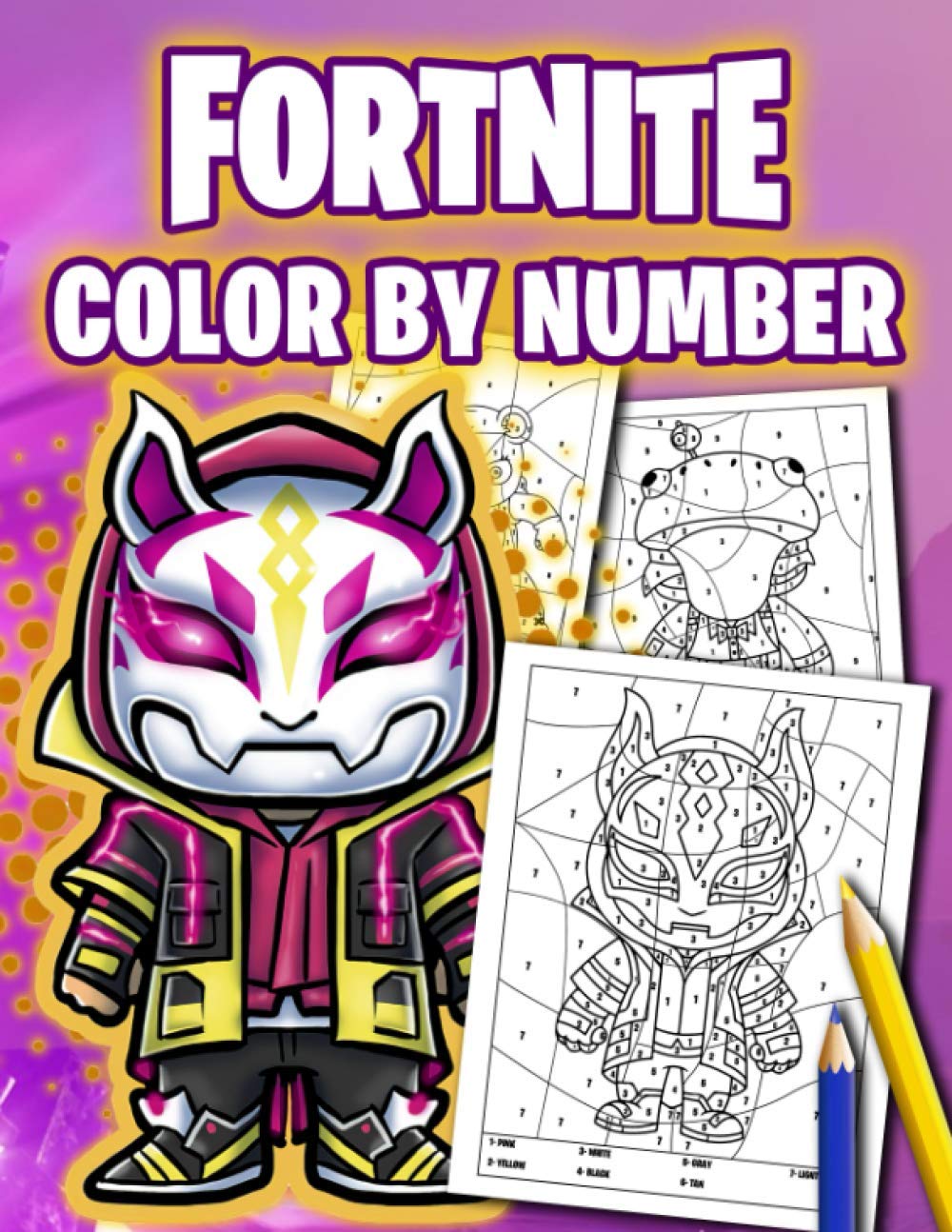 Fortnite Color By Number: A Coloring That Helps To Relax And Boost ...