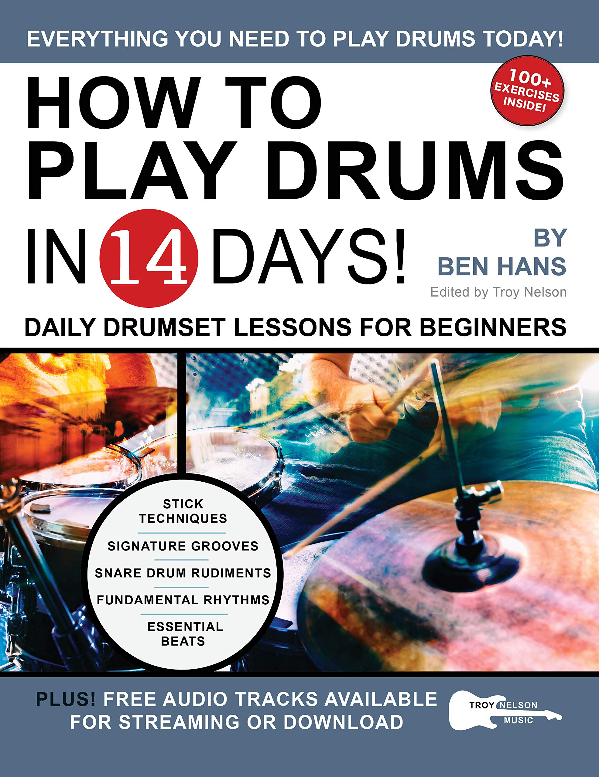 How to Play Drums in 14 Days Daily Drumset Lessons for Beginners by