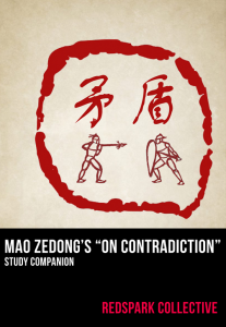 Mao Zedong's "On Contradiction" Study Companion book cover