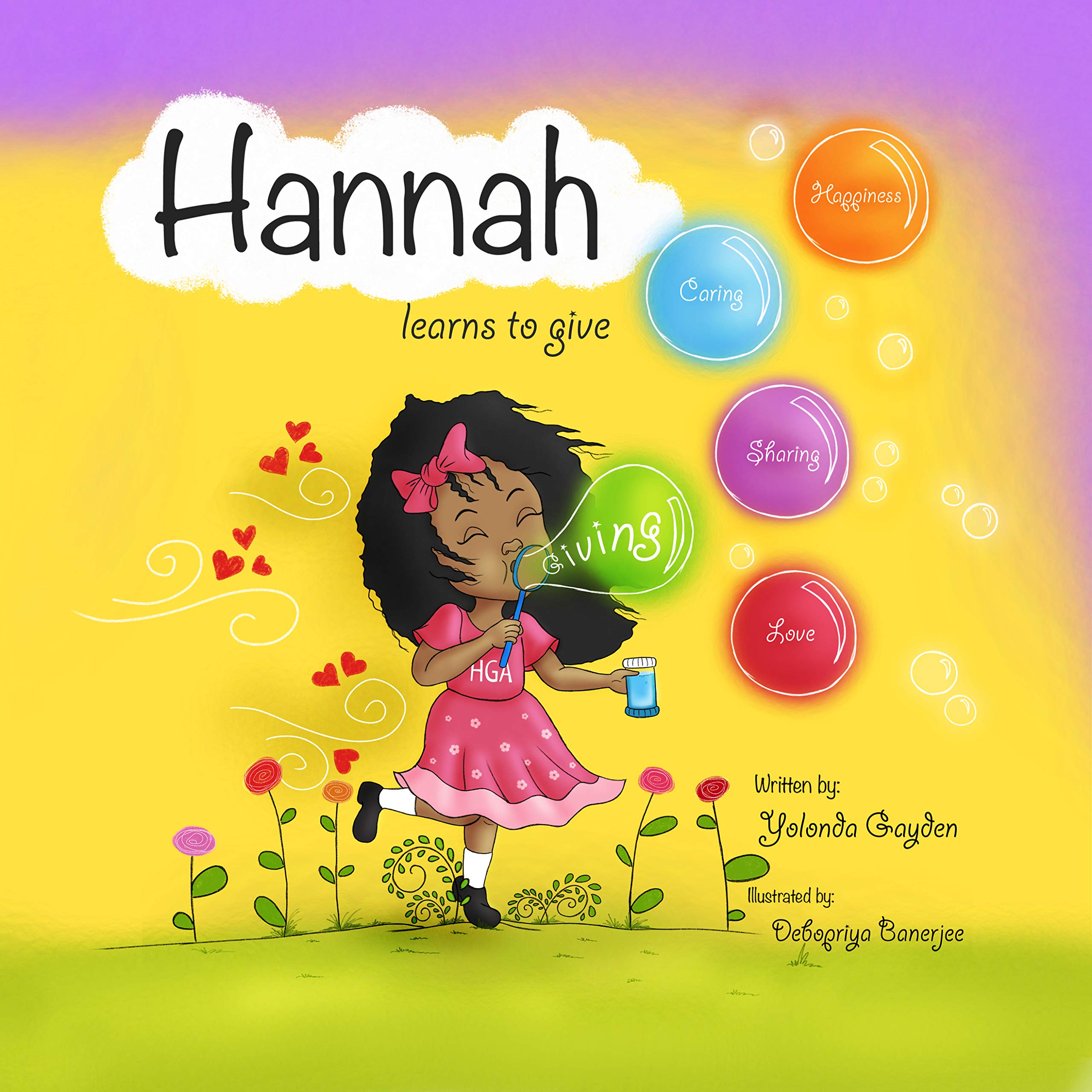 Hannah learns to give