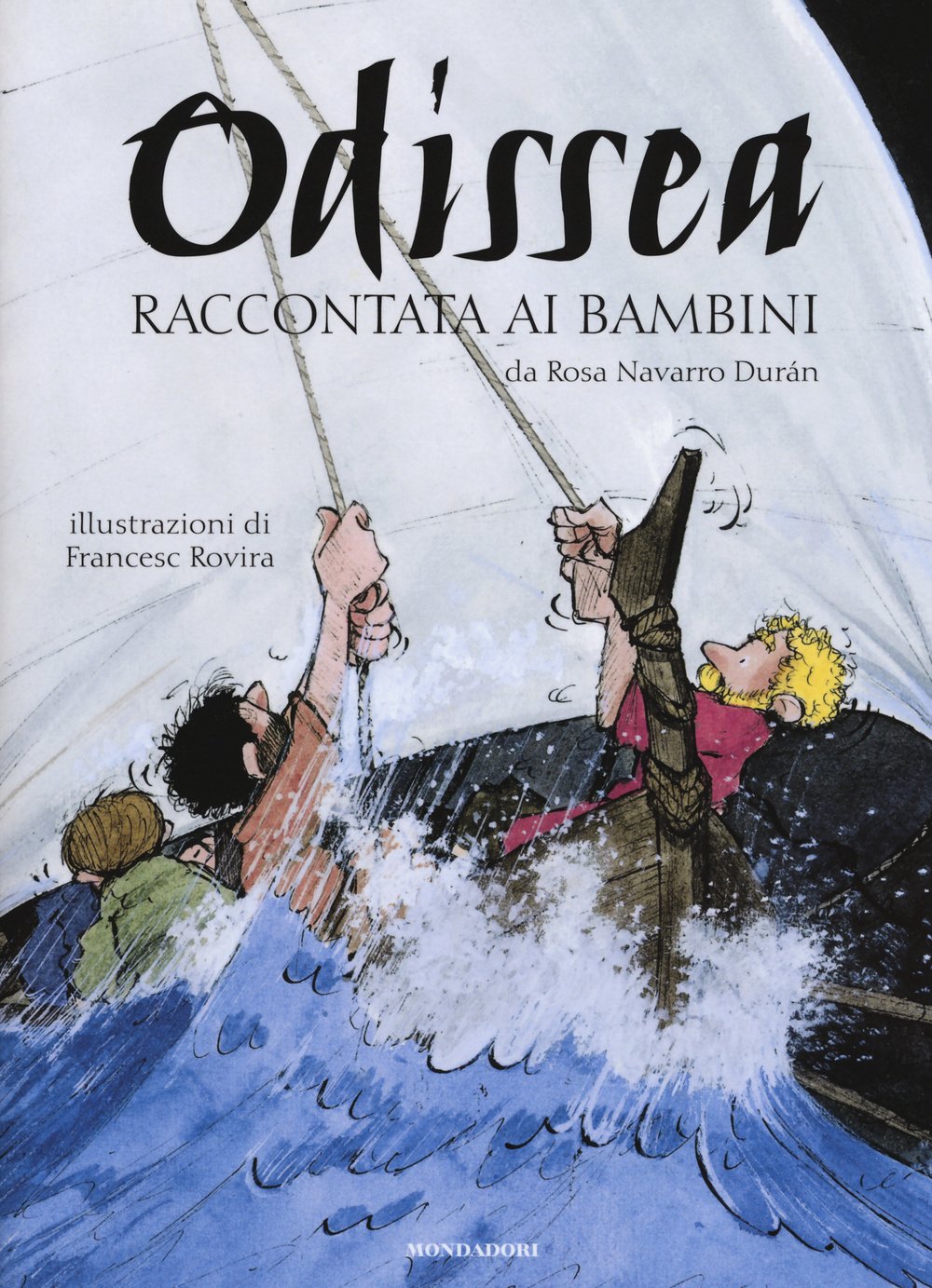 Odissea raccontata ai bambini book cover