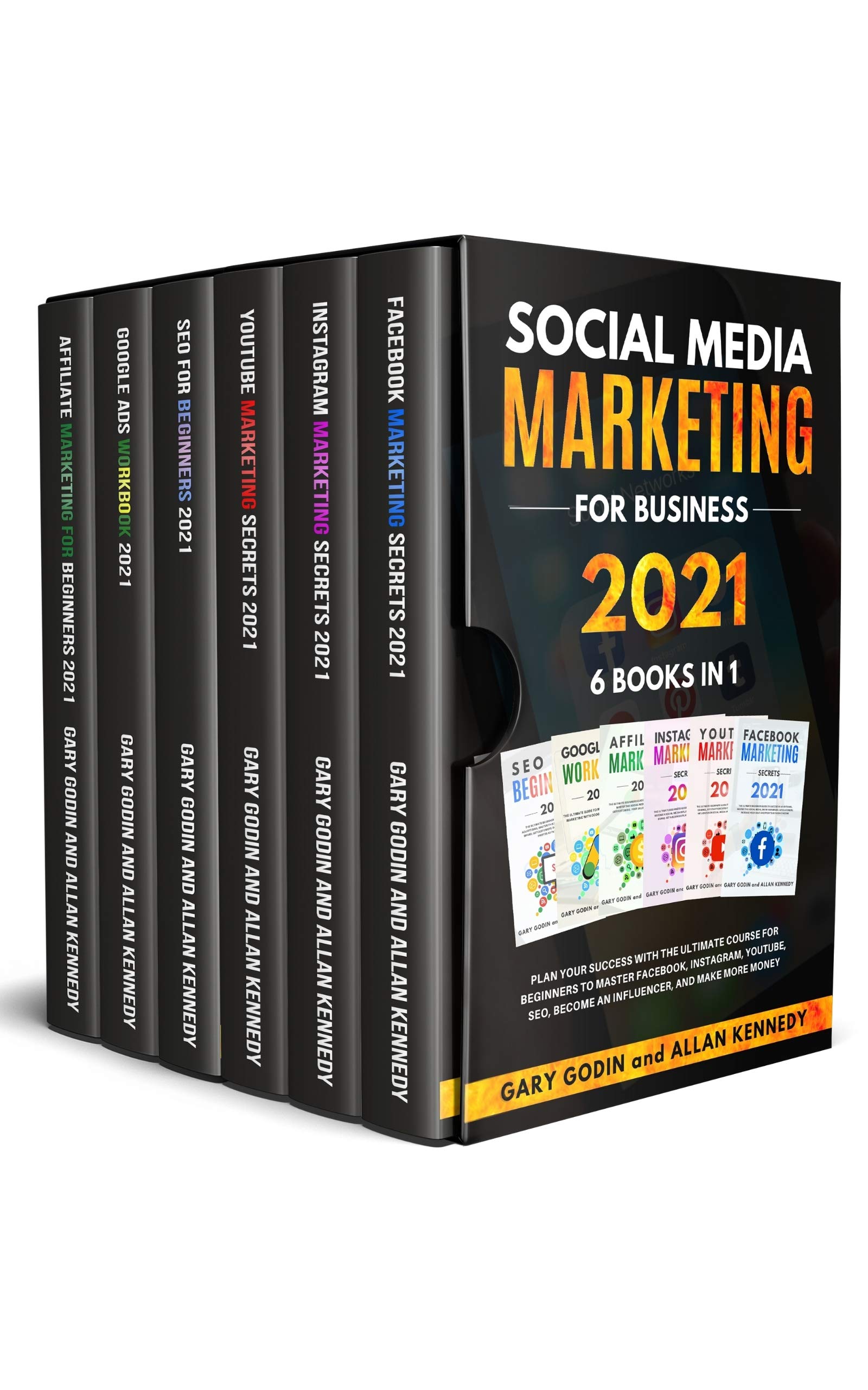 SOCIAL MEDIA MARKETING FOR BUSINESS 2021 6 BOOKS IN 1: Plan your ...
