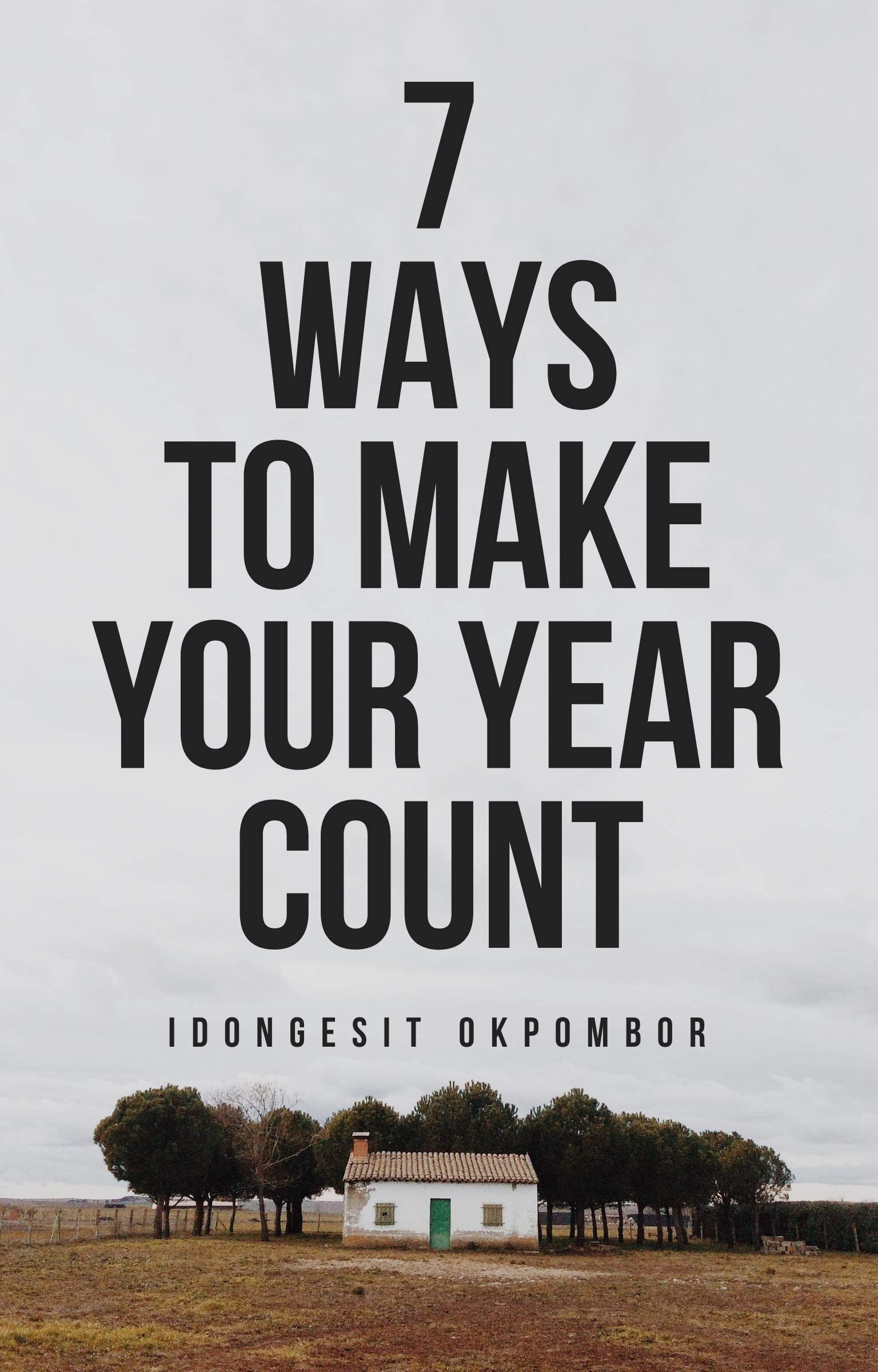 SEVEN WAYS TO MAKE YOUR YEAR COUNT by IDONGESIT OKPOMBOR Goodreads