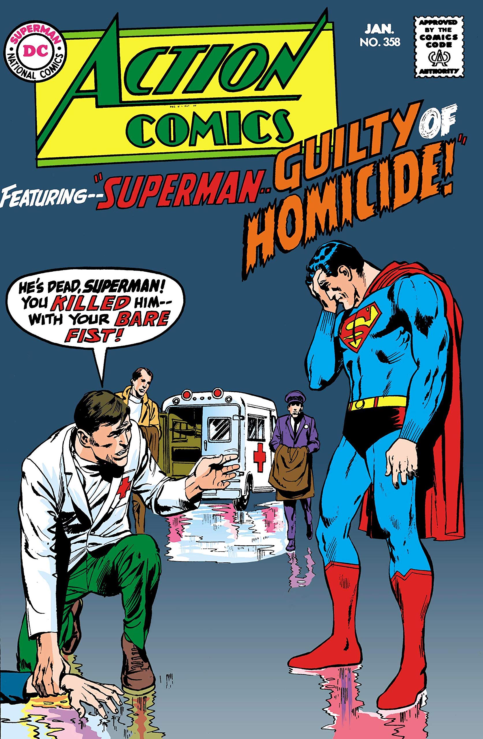 Action Comics book cover