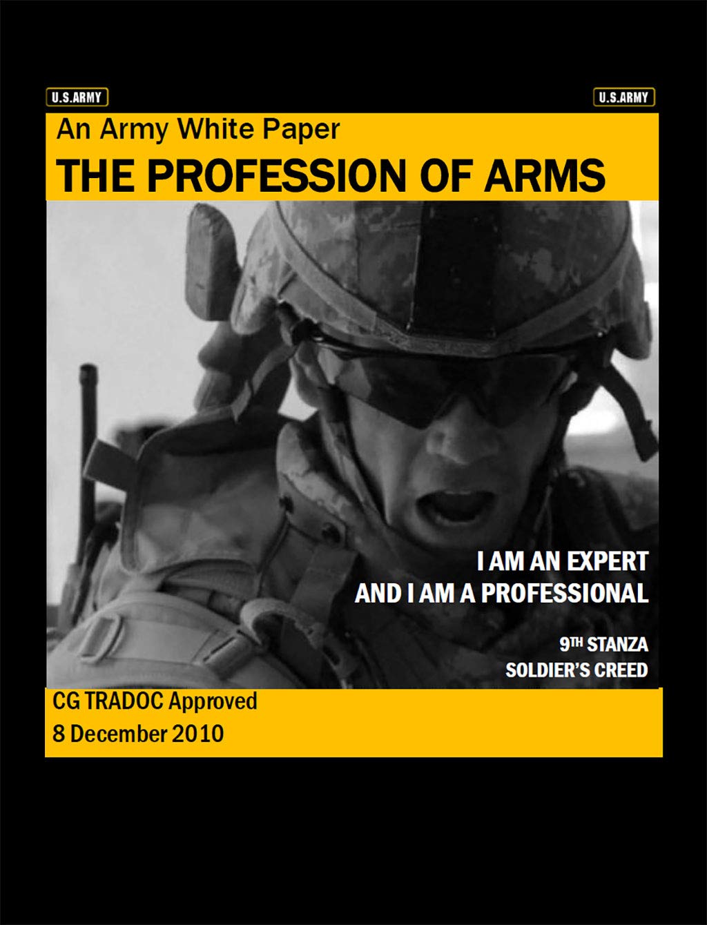 profession of arms army white paper