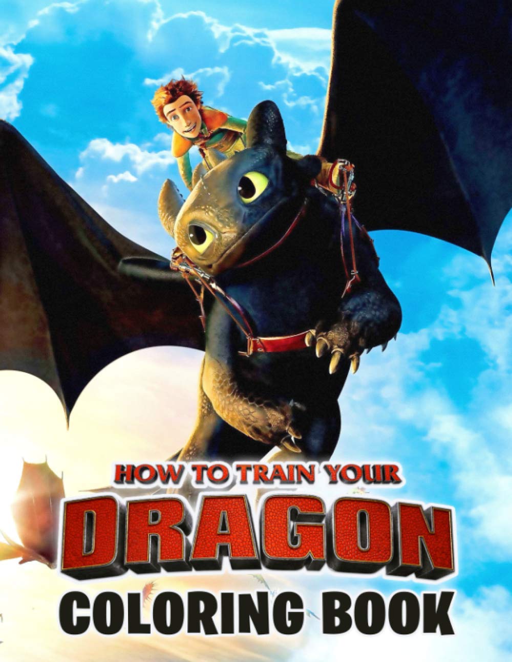 How To Train Your Dragon Coloring Book: Great Gifts For Kids Who Love ...
