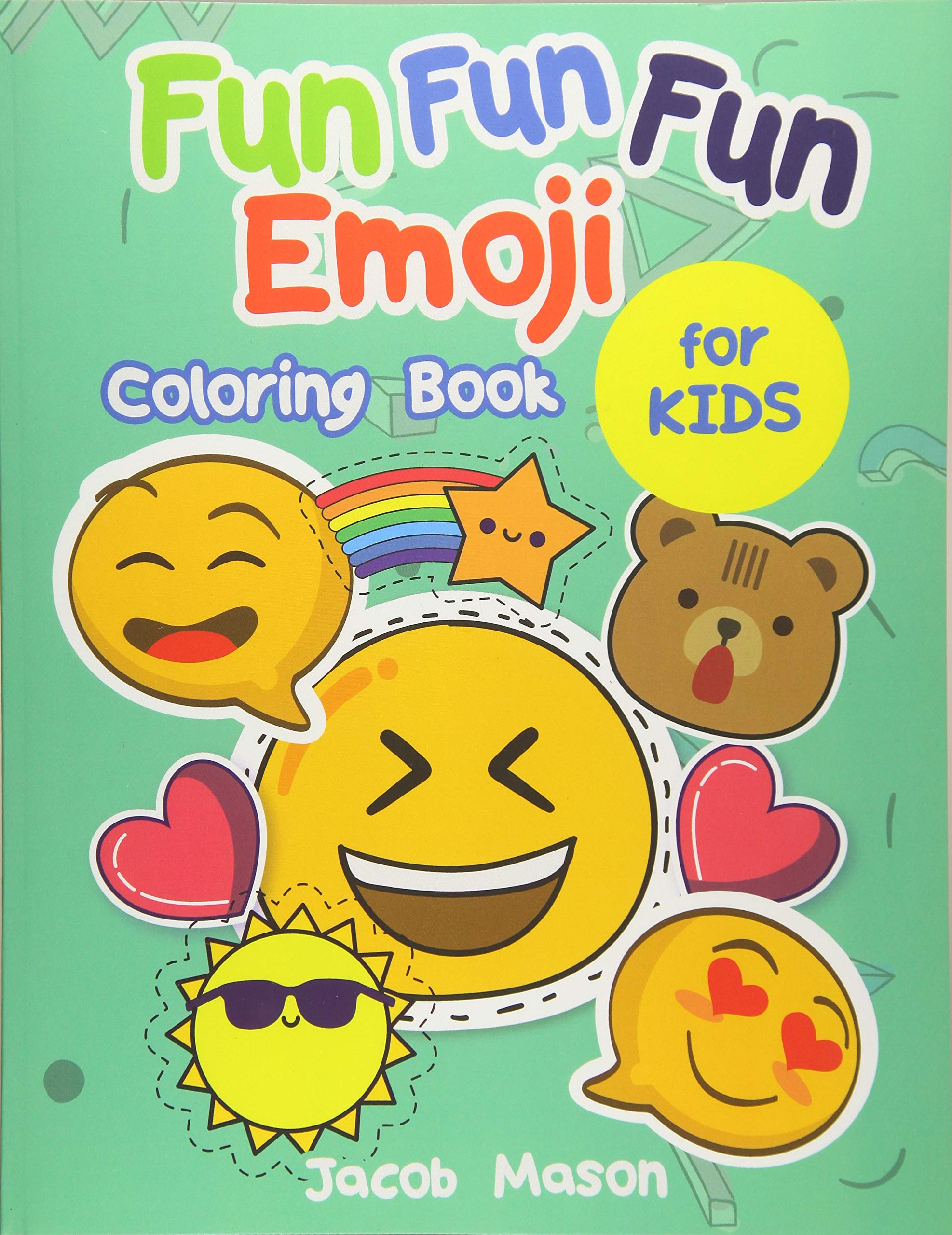 Emoji Coloring Books For Kids: Coloring Books Emoji, Funny Coloring ...