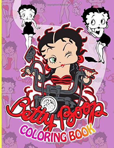 Betty Boop Coloring Book: Betty Boop Adult Coloring Books by Aryan ...