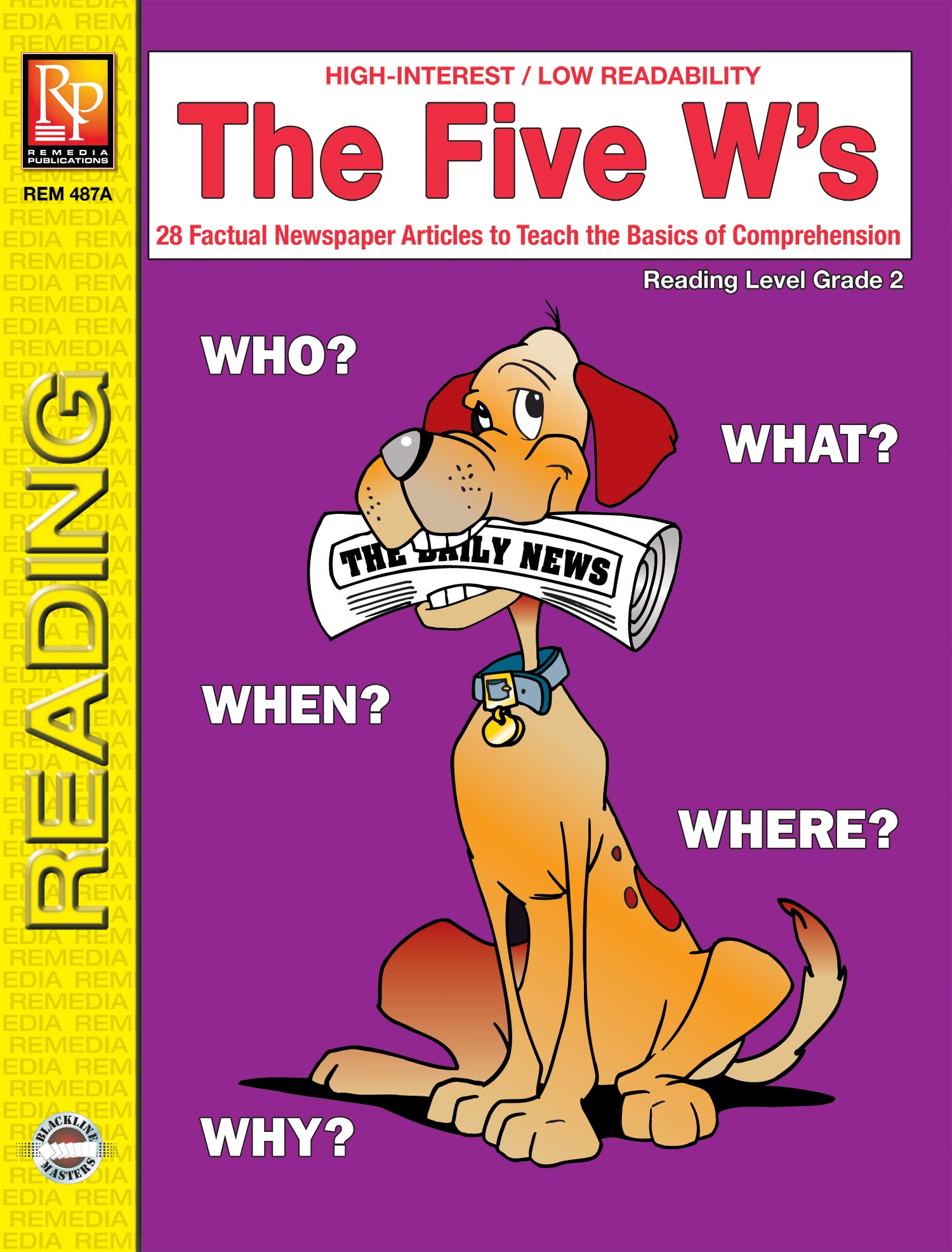 THE FIVE W S READING LEVEL 2 28 Factual Newspaper Articles To Teach