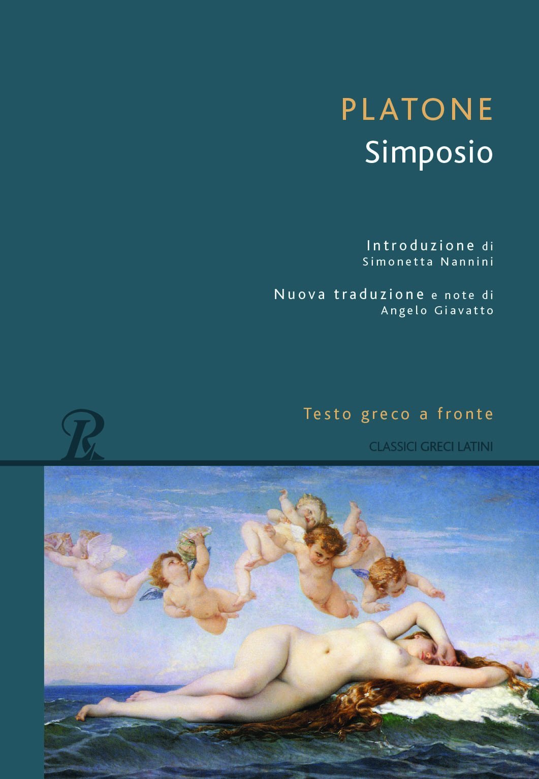 Il simposio. Testo greco a fronte book cover