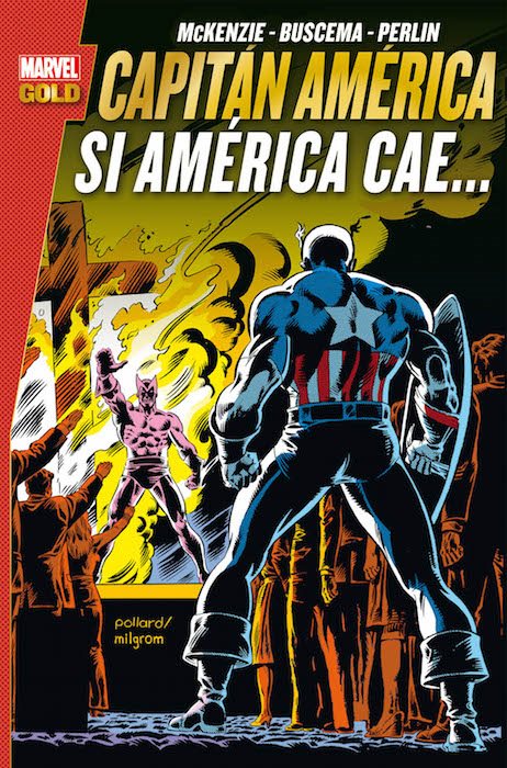 Marvel Gold: Capitán América book cover 2