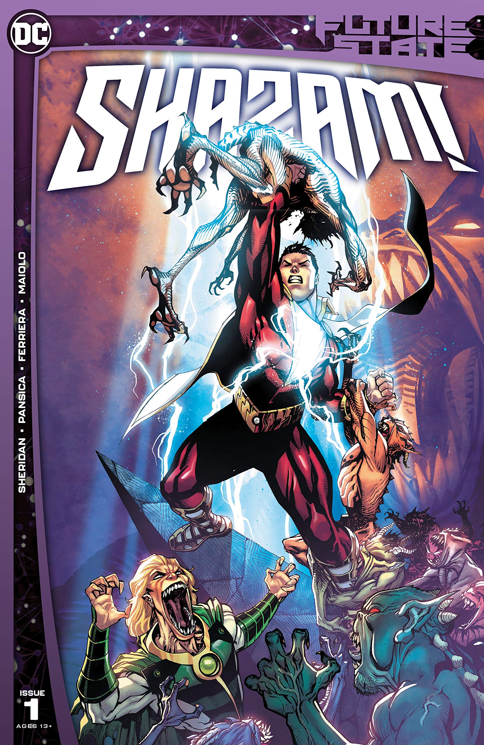 Future State: Shazam! book cover 1