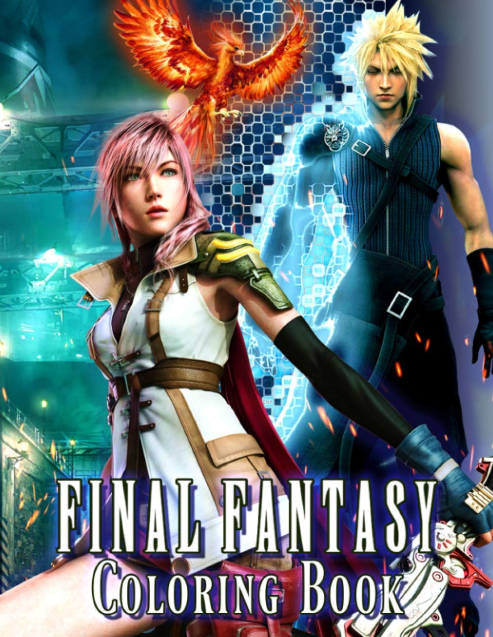 Final Fantasy Coloring Book: An Interesting Coloring For All Fans With ...