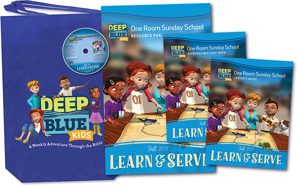 Deep Blue Kids Learn & Serve One Room Sunday School Kit Fall 2017 Ages