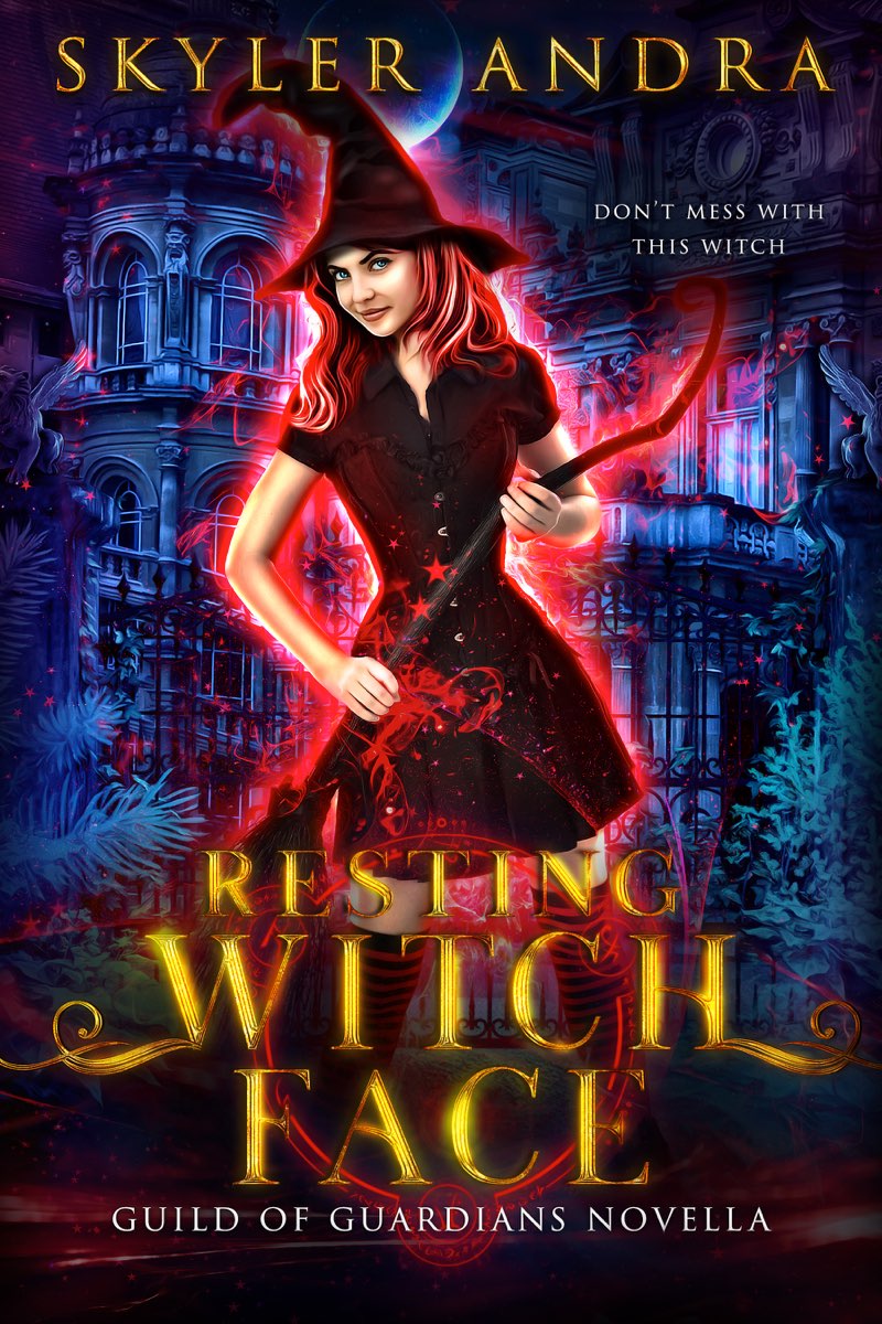 Resting Witch Face book cover