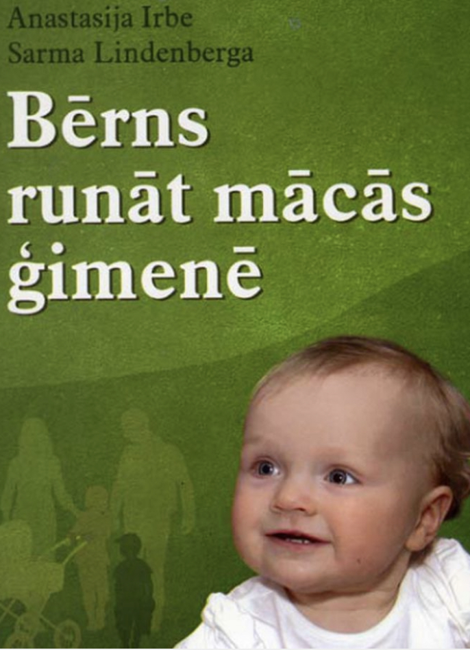 Bērns runāt mācās ģimenē