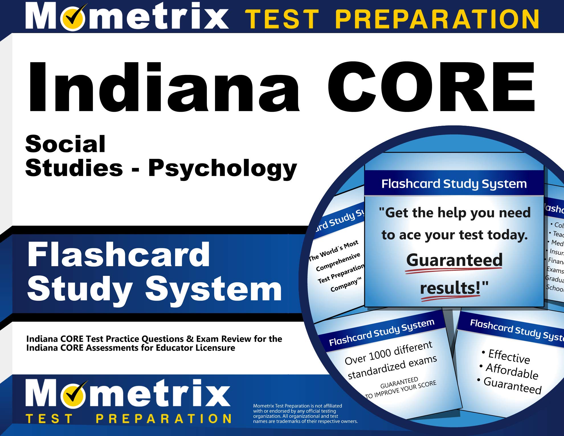 Indiana CORE Social Studies Psychology Flashcard Study System