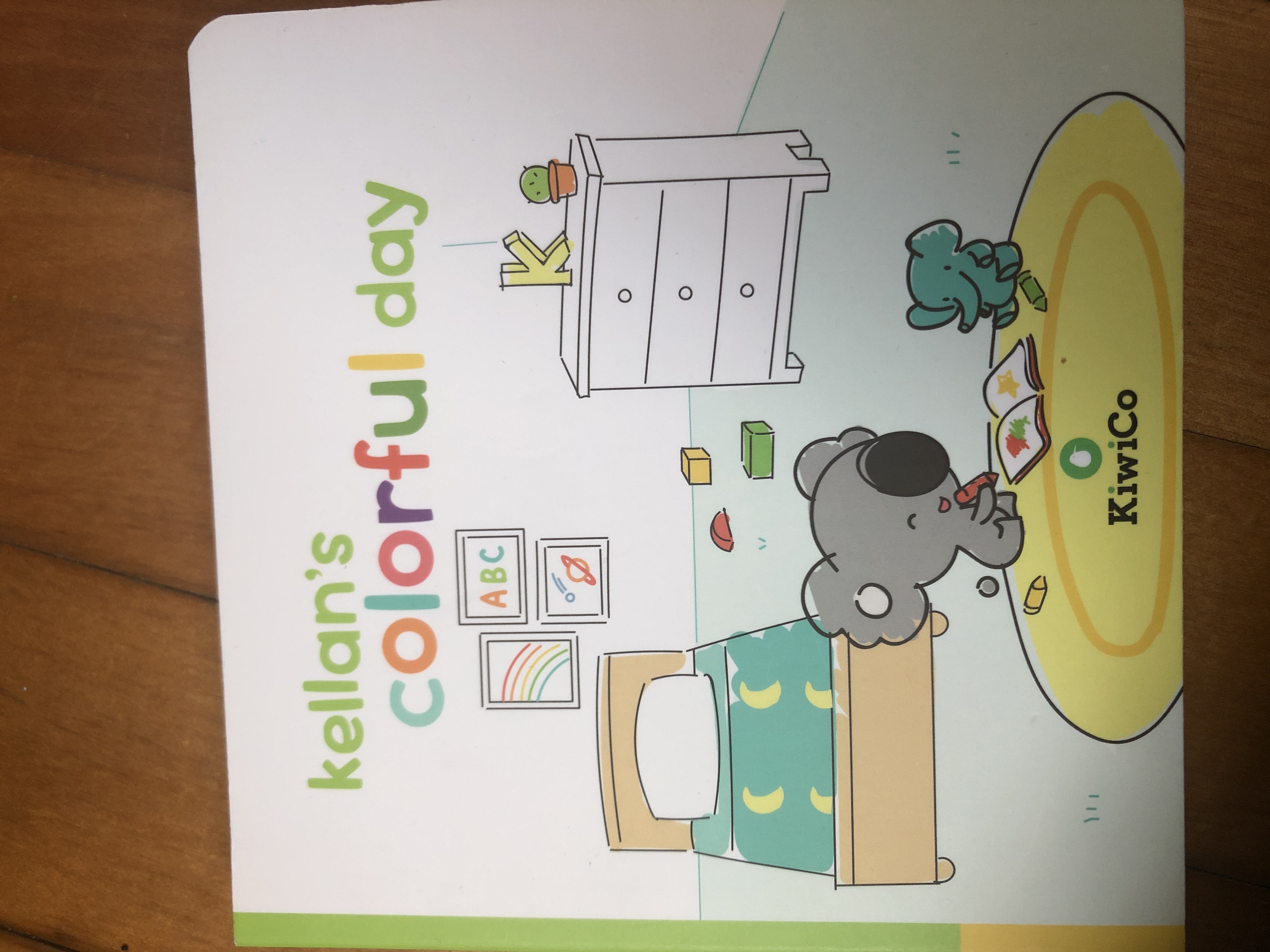 Kellan’s colourful day