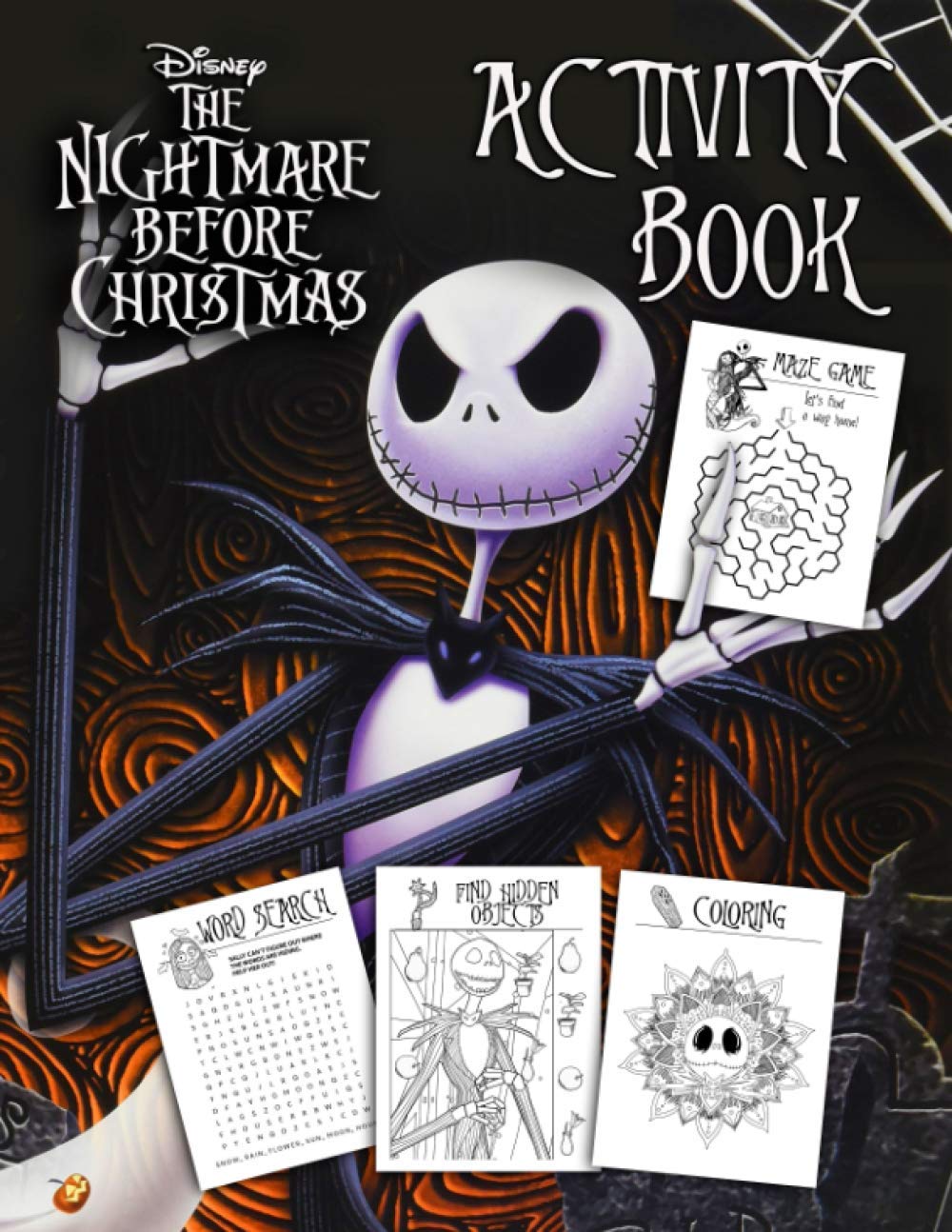 The Nightmare Before Christmas Activity Book Lead Your Child To A