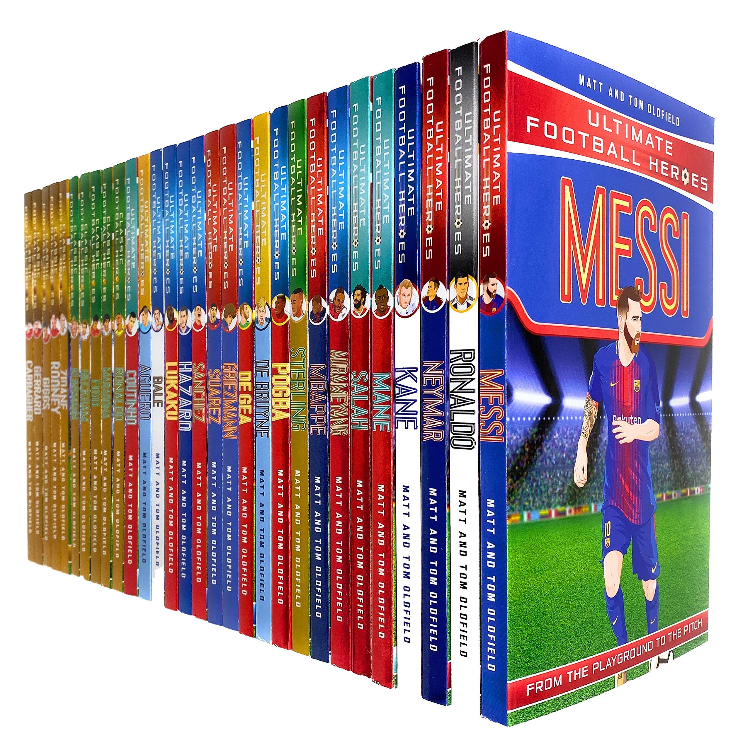 Ultimate & Classic Football Heroes MEGA 30 Books Collection Set by Tom