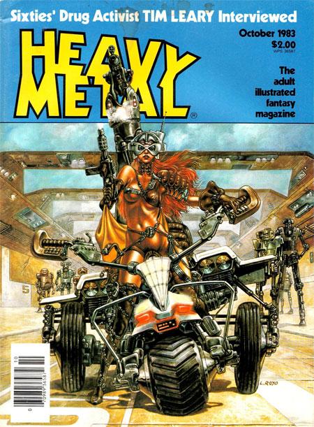 Heavy Metal, October 1983 book cover