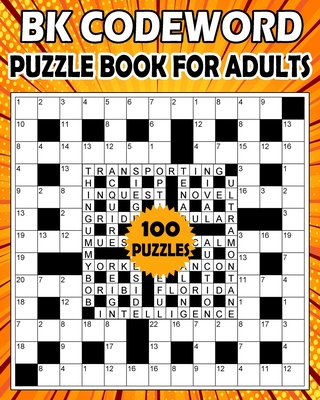 BK Codeword puzzle book for adults: Large print codebreaker puzzle book ...
