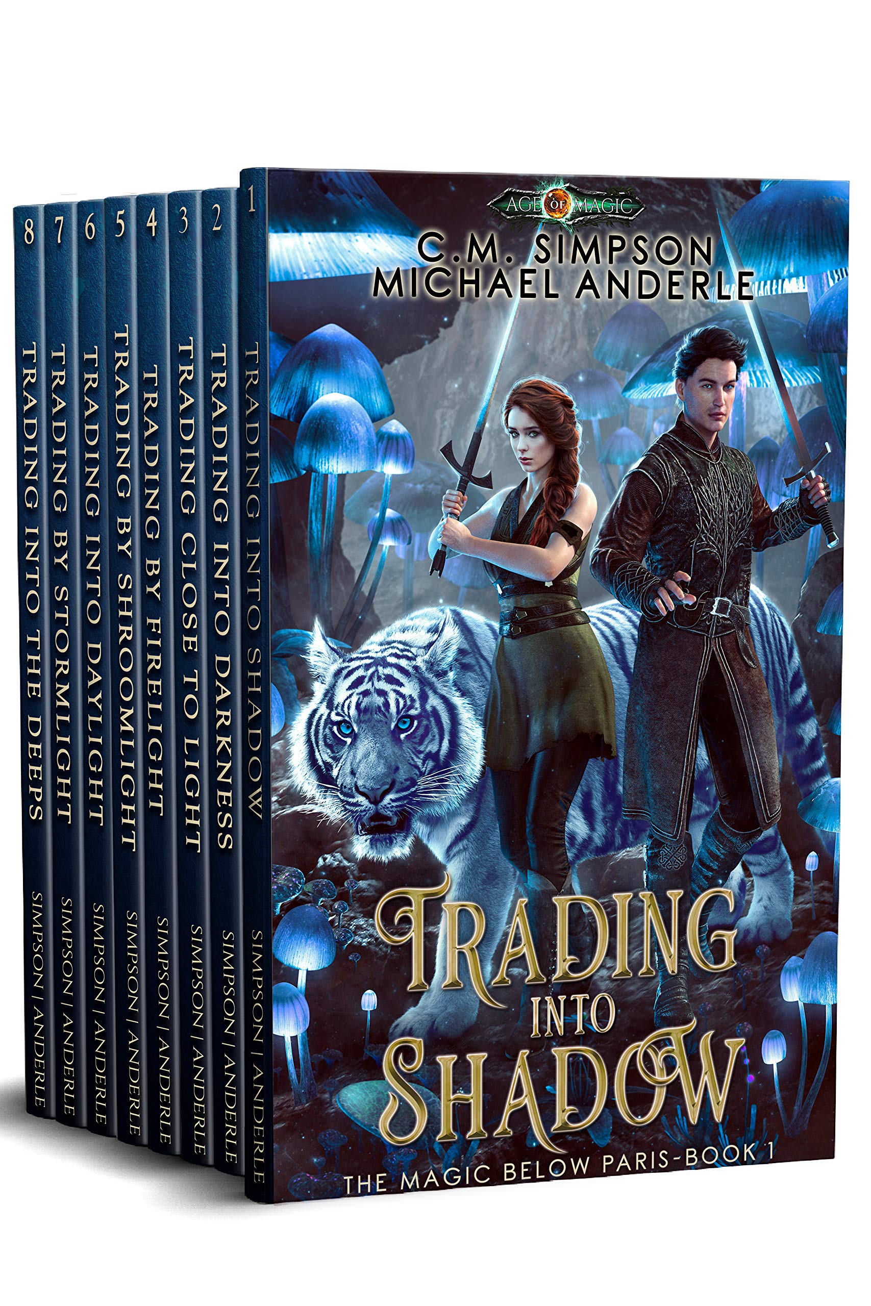 Magic Below Paris Complete Series Boxed Set #1-8: Trading Into Shadow, Trading Into Darkness, Trading Close to Light, Trading By Firelight, Trading by Shroomlight