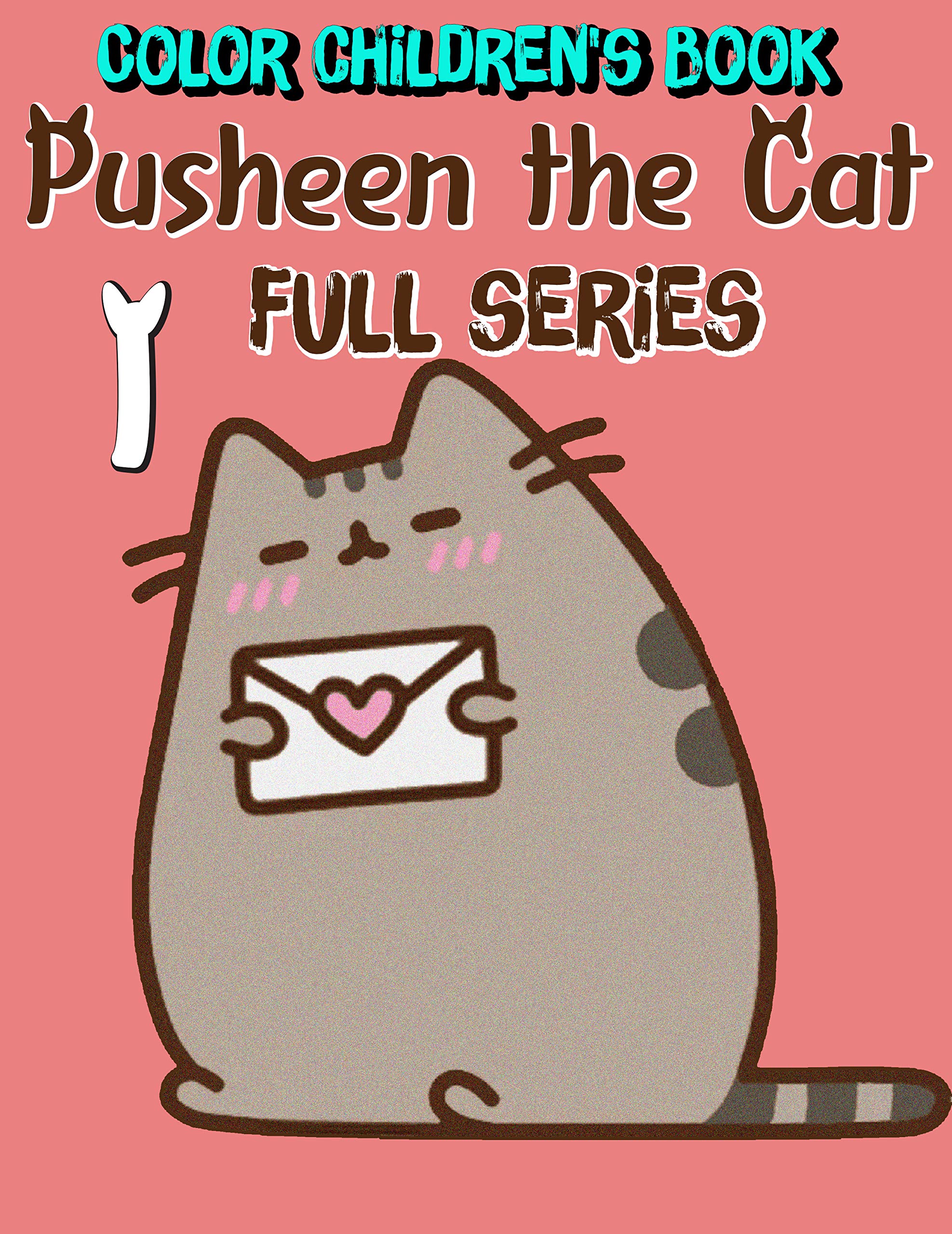 Color children's book Pusheen the Cat Full series: Funny Pusheen the ...