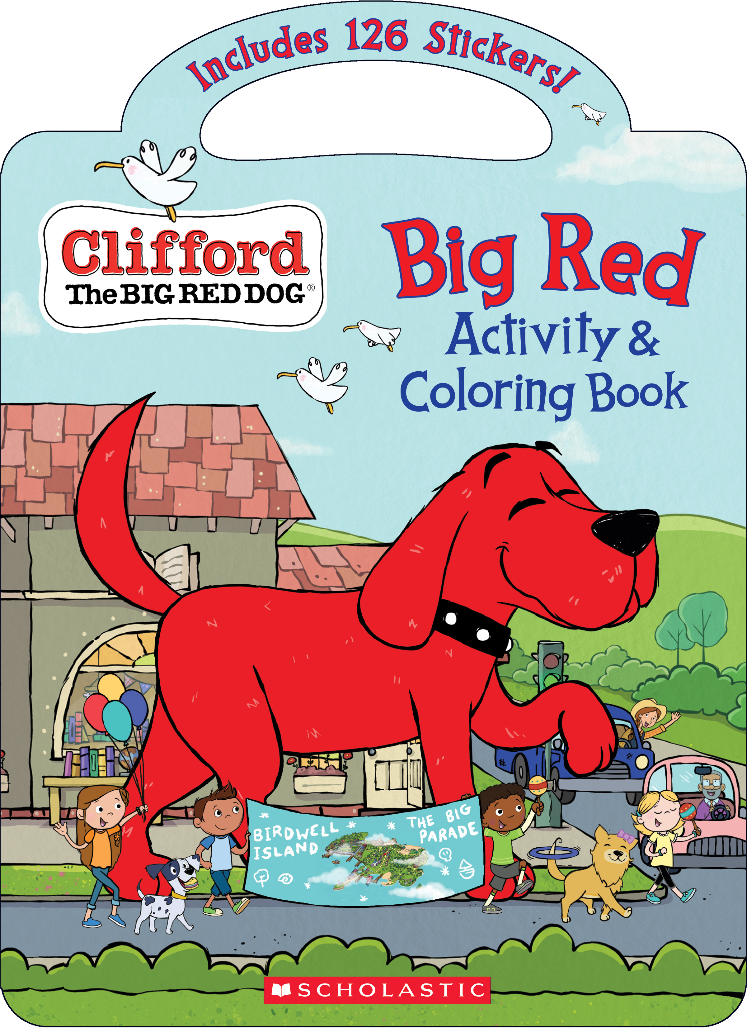 Big Red Activity & Coloring Book by Cala Spinner | Goodreads