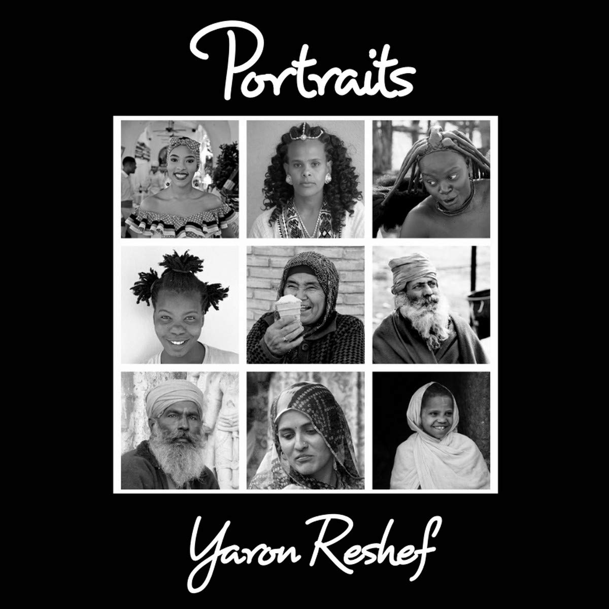 Portraits Faces of the World 42 Black & White Photos. by Yaron