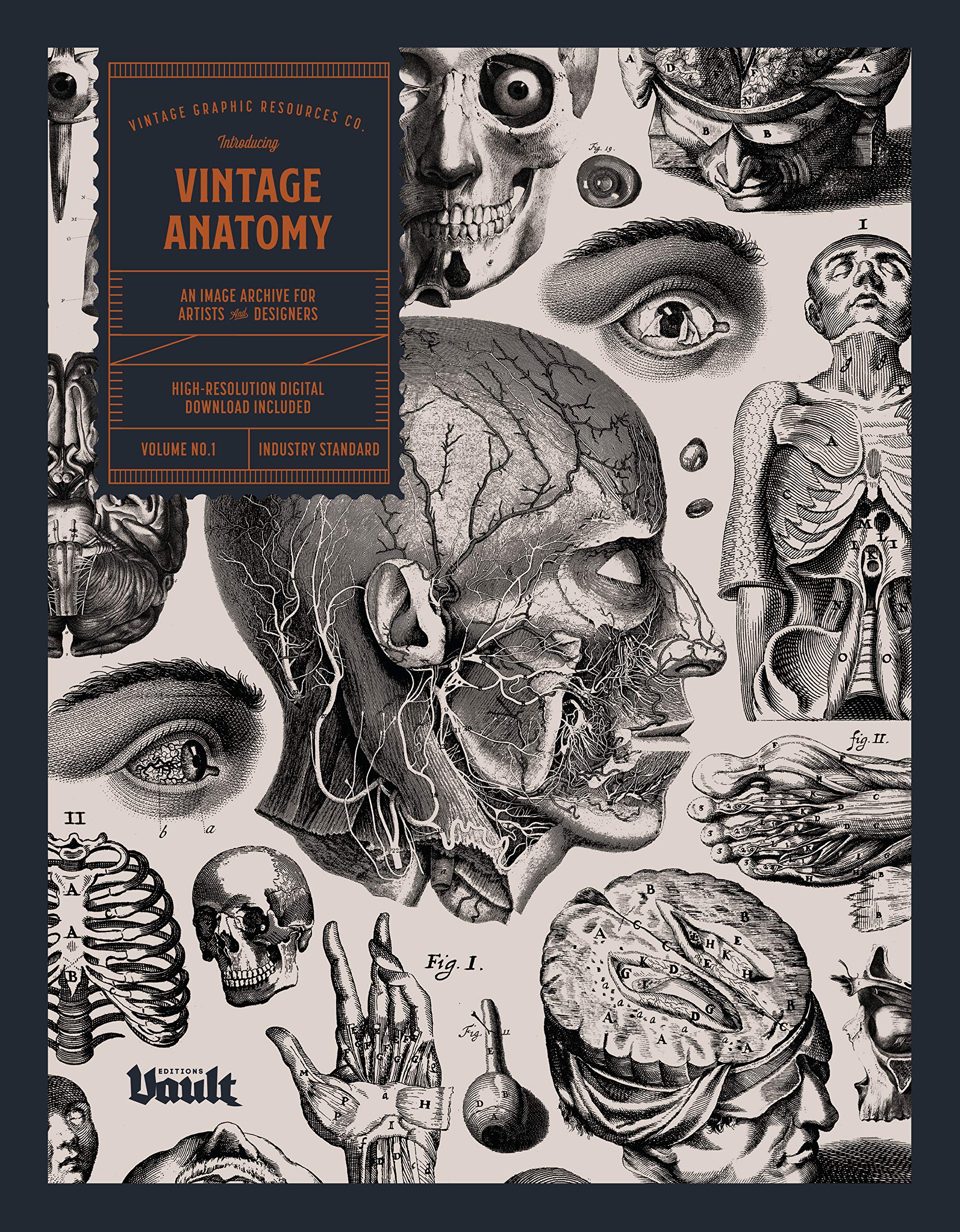 Vintage Anatomy: An Image Archive for Artists and Designers by Kale ...