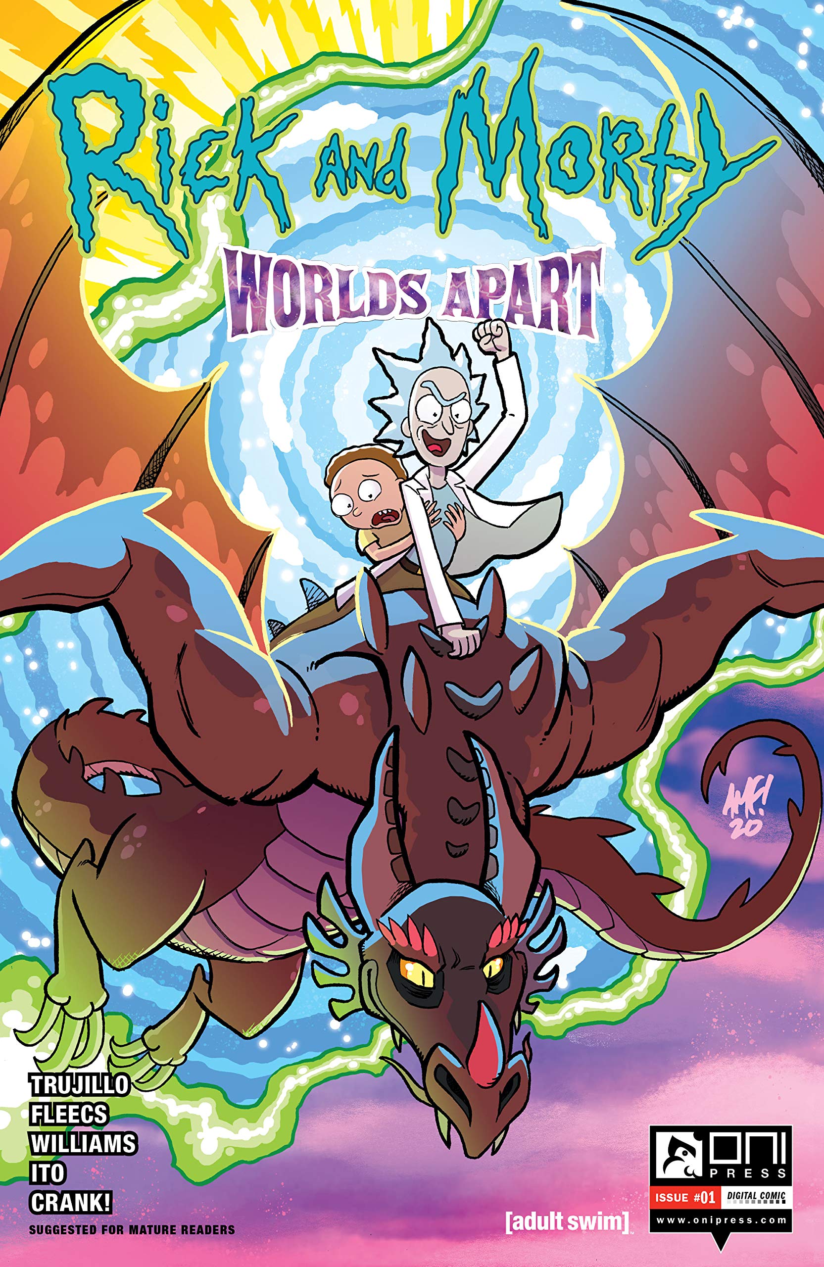 Rick and Morty: Worlds Apart book cover 1