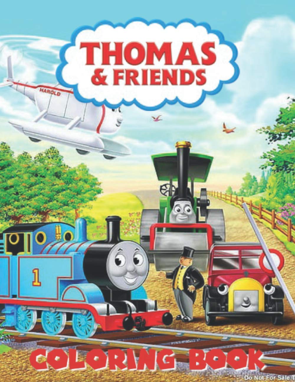 Thomas And Friends Coloring Book: JUMBO Coloring Book For Kids | Ages 2 ...