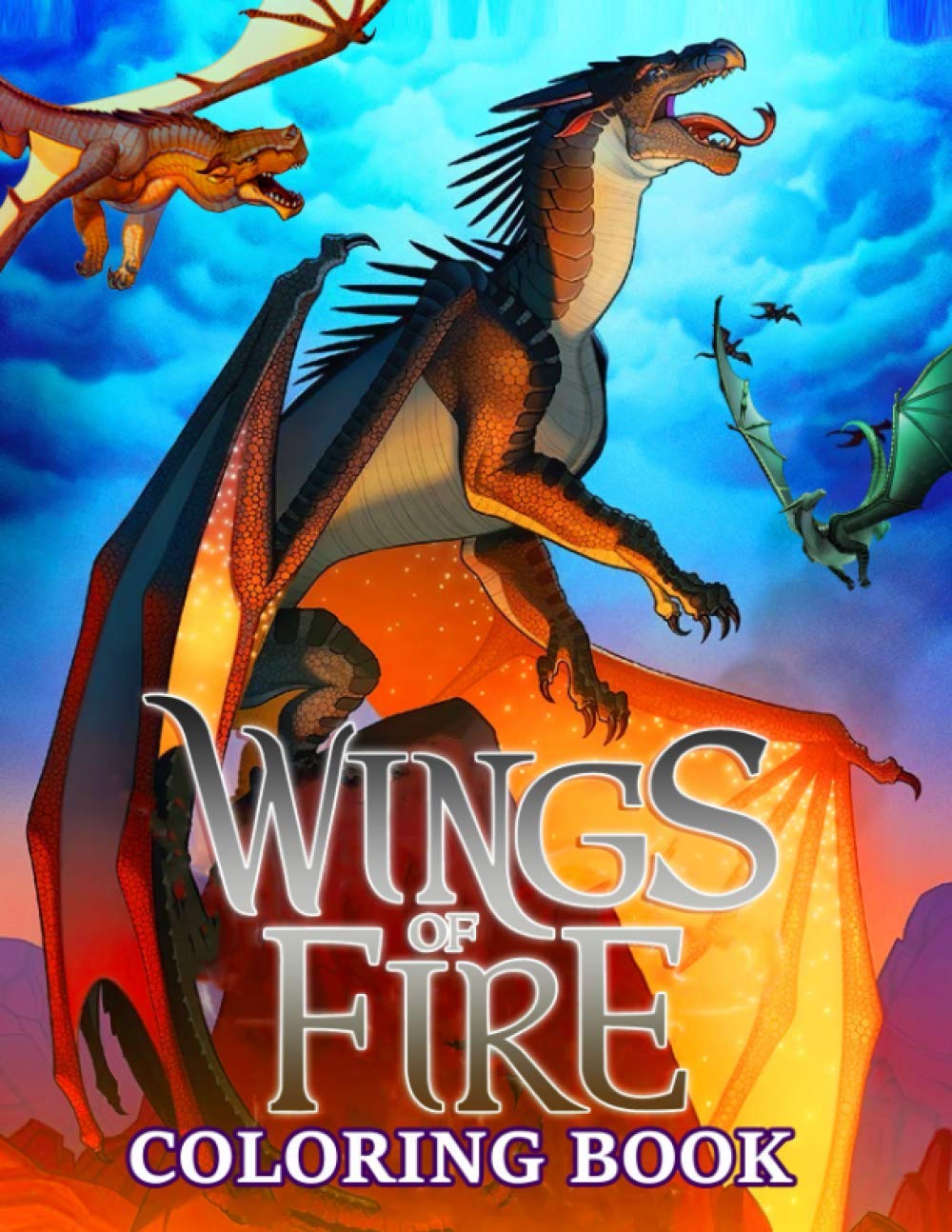 Wings Of Fire Coloring Book: A Fascinating Coloring Book For And ...