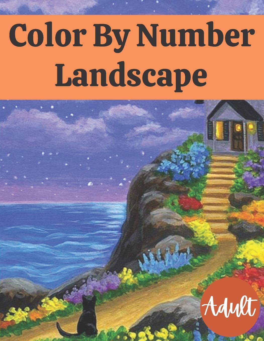Color By Number Landscape Adult: Adult Color By Number Coloring Books ...