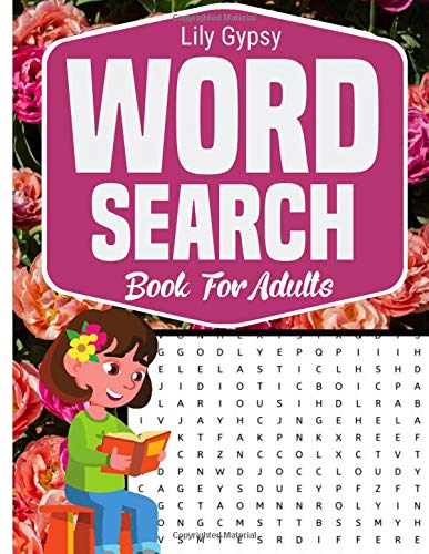 Word Search Book For Adults: Puzzle Book with Solutions Large print and ...
