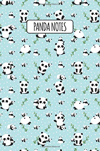 Panda Notes: Blank Lined Notebook with Giant Panda Facts - Dancing ...