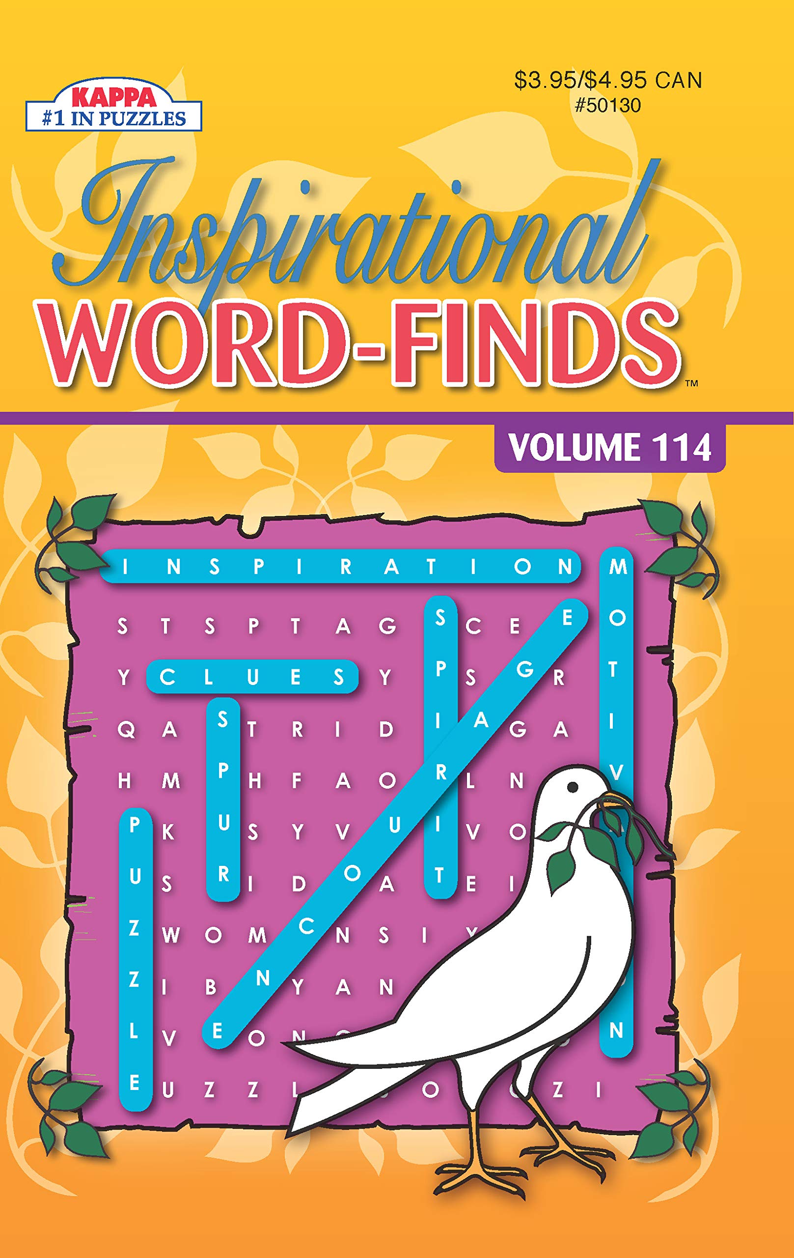 Inspirational WordFinds Word Search Puzzle BookVolume 114 by Kappa