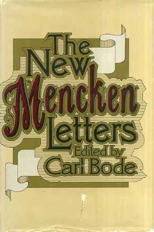 The New Mencken Letters book cover